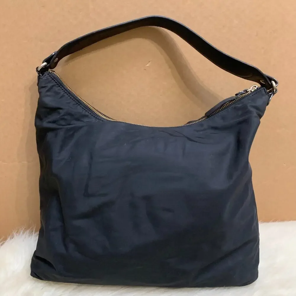 KATE SPADE Black Microfiber Nylon Vintage CLINTON Street SERENA Hobo